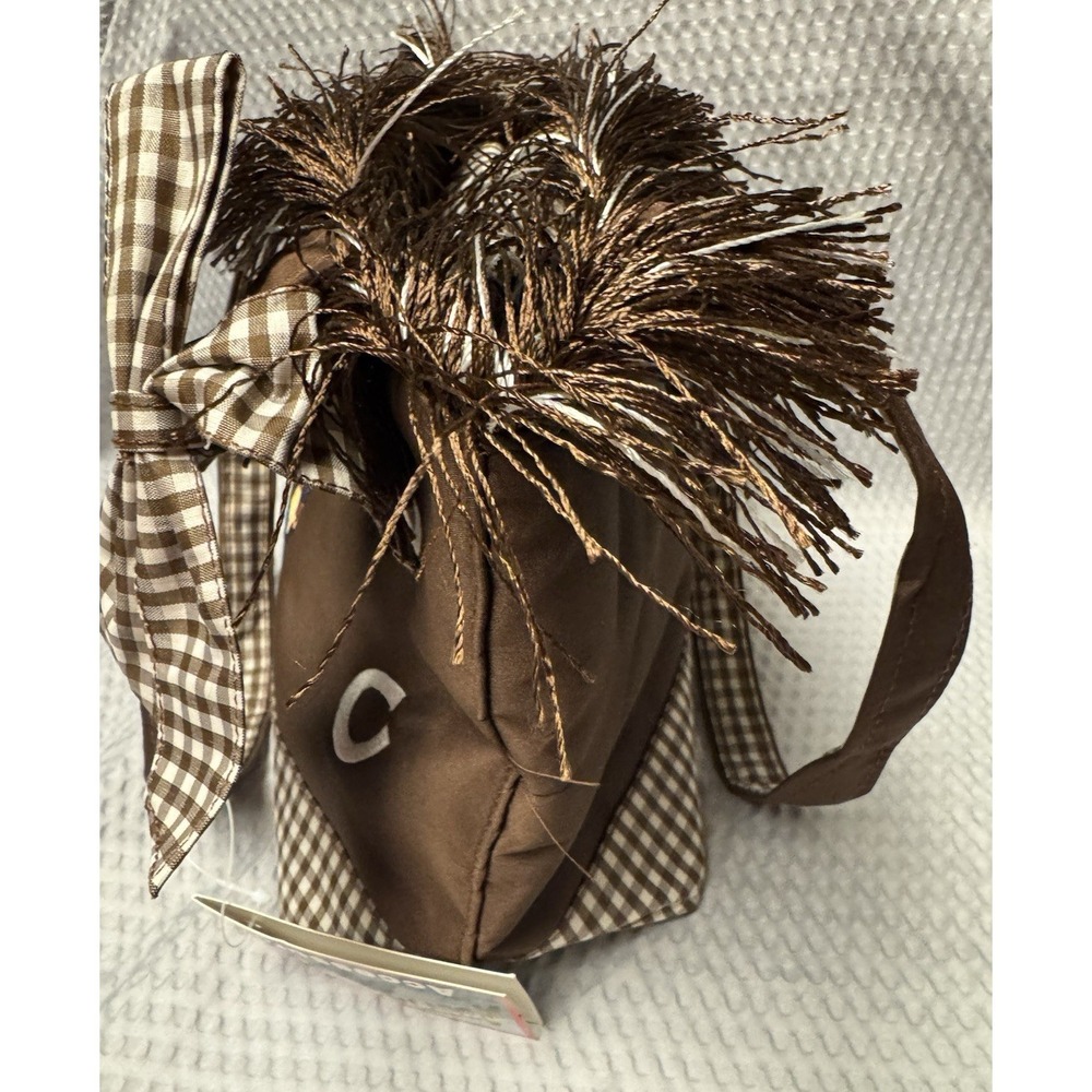 Abetta Accessories Western Fringe Tote Brown Gingham Cowboy Boot Floral‎ NWT Bag - Picture 8 of 16